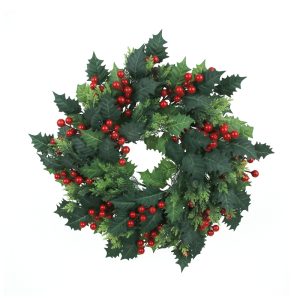 45Cm Holly Berry Wreath