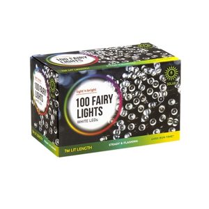 Lights Solar Fairy Pk100 White 2F