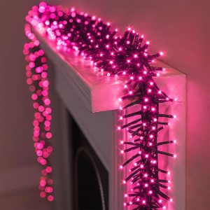 500 LED Connectable Cluster Light - Pink
