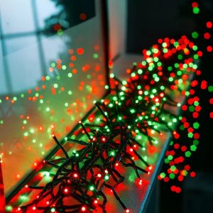 500 LED Connectable Cluster Light - Red & Green
