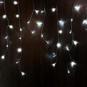 500 LED Connectable Icicle Light - White