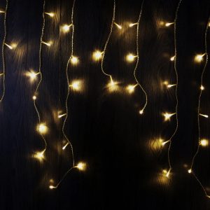 500 LED Connectable Icicle Light - Warm White