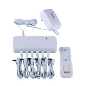 Remote Control Box, With 4.5V 2000Ma Adaptor, White, SAA Changeable Plug