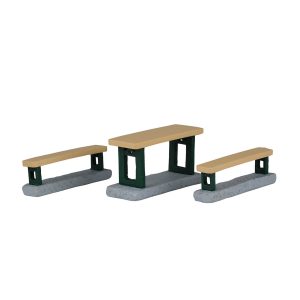 Picnic Benches, Set Of 3