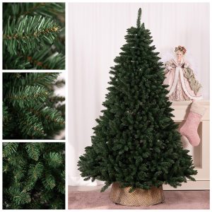 Christmas Tree 210cm 1798 Tips W/Metal Base 60cm