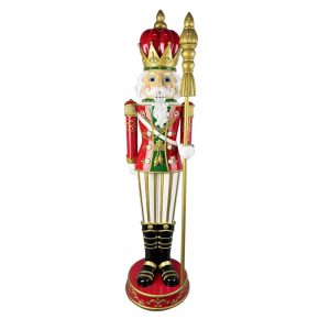 125cm Traditional Polyresin Nutcracker