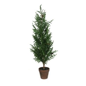 123cm Faux Nordic Christmas Tree In Pot