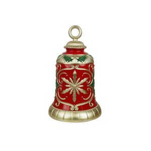 35.5X56.5cm Polyresin Red&Champagne Bell