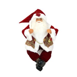 60cm Luxe Very Berry Santa Claus