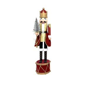 67cm Plastic Nutcracker On Drum
