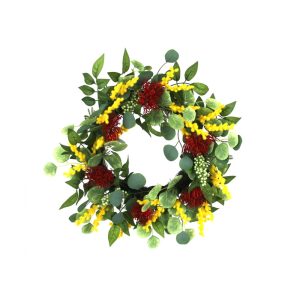 60cm Australiana Wattle Wreath